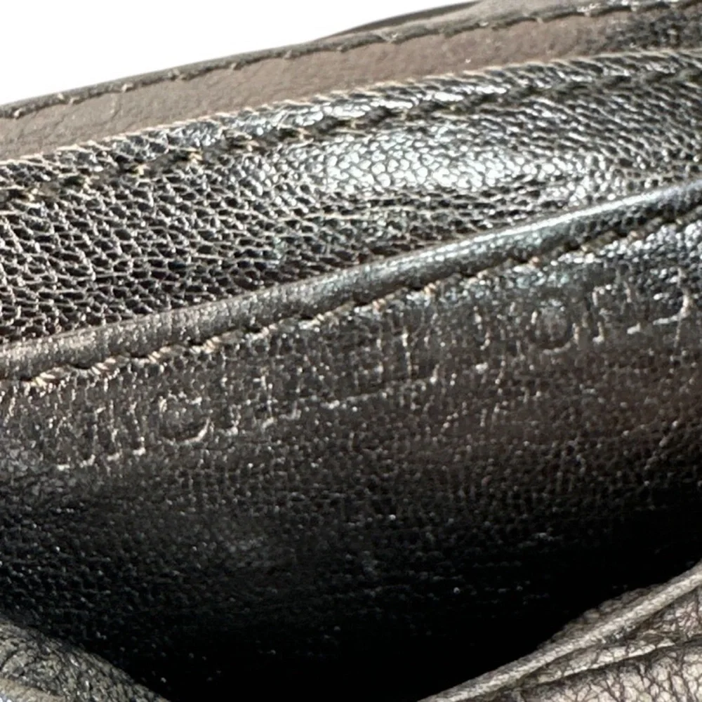 Michael Kors Kim Studded Quilted Gray Leather Messenger Crossbody Bag - Picture 3 of 13